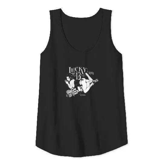 Lucky 13 Miss Spark Ember Pinup Girl Hot Rod T Shi Tank Top