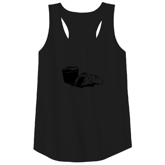breakfast with croissant Tank Top