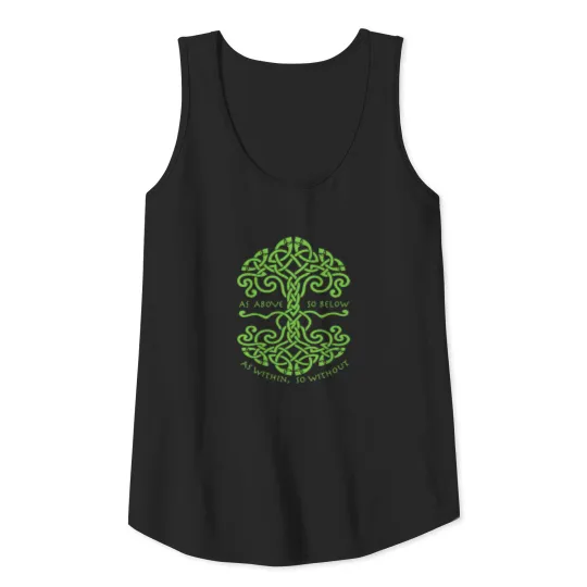 Magick - as above so below wiccan pagan for witc Tank Top