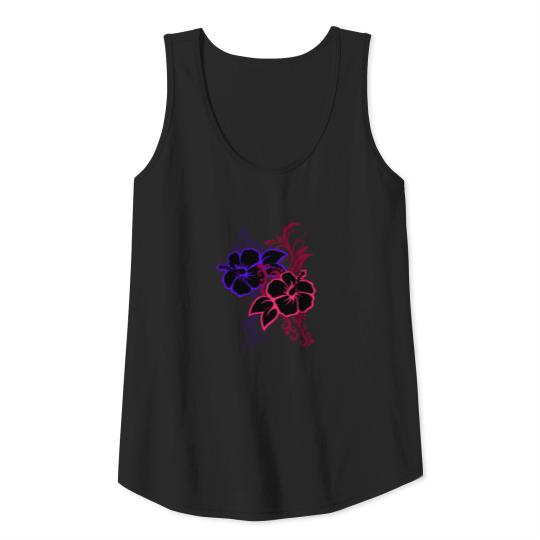 Flower Rose Orchid Tank Top