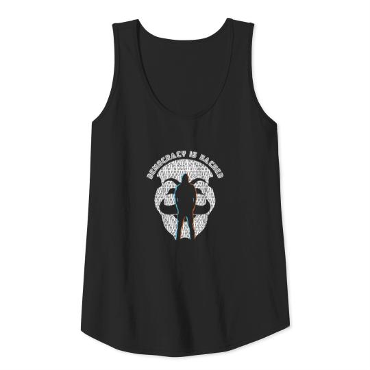 Democracy Is Hacked Tank Top