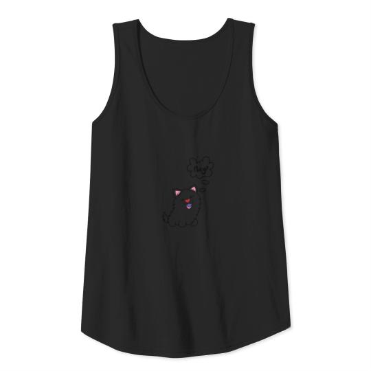 Samoyed dog Puppy Doggie Gift Present Dow-Owner Tank Top
