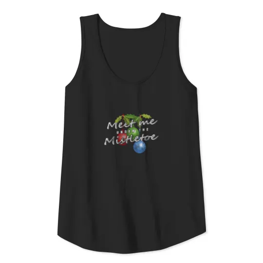 Christmas Mistletoe Gift Tank Top
