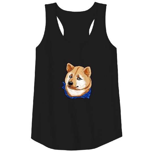 Shiba Inu Shiba-Inu Shiba-Ken Dog Puppy Doggie Tank Top