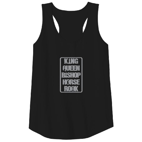 King Queen Bishop Horse Rook Tank Top
