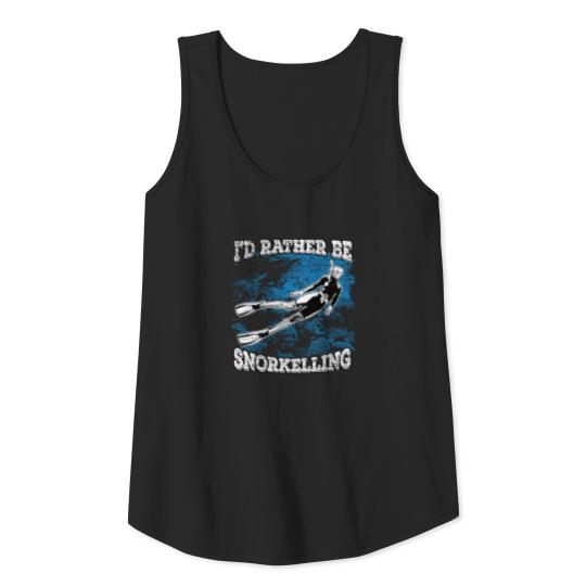 Snorkeling Coral Reef Diving Tank Top