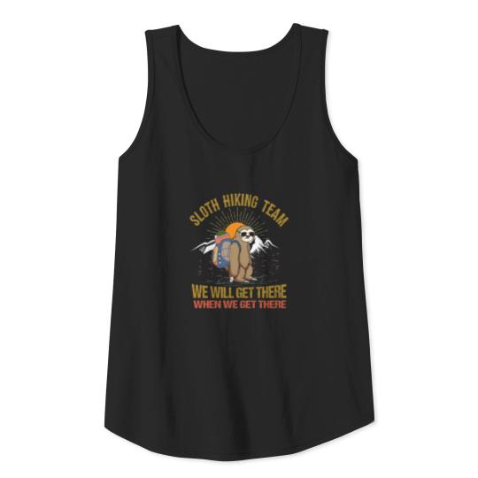 Discover Sloth hiking team T-shirt Tank Top
