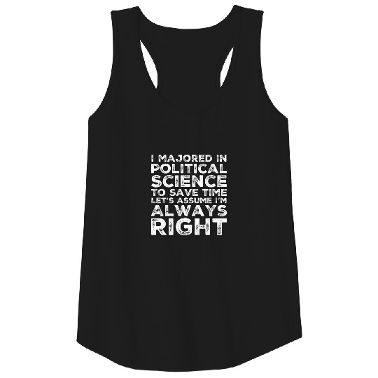I Majored In Political Science Tank Top