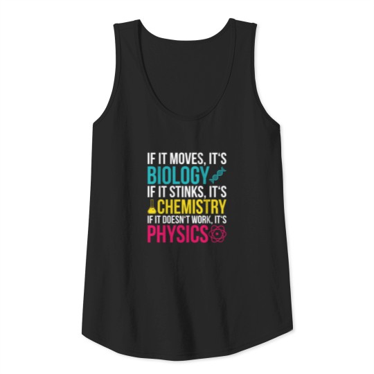 Science quote student school gift chemistry Tank Top