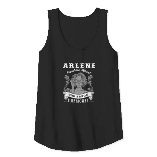 arlene sunshine mixed with a little hurricane beau Tank Top