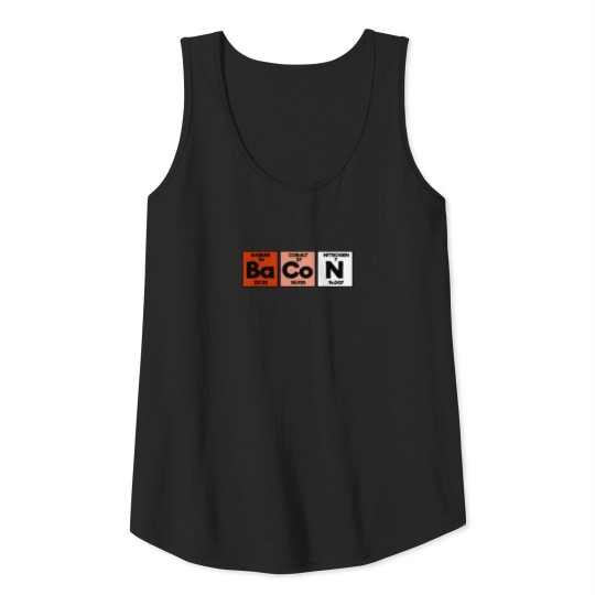 Bacon Science Bacon Lover Elements Bbq Gift Tank Top