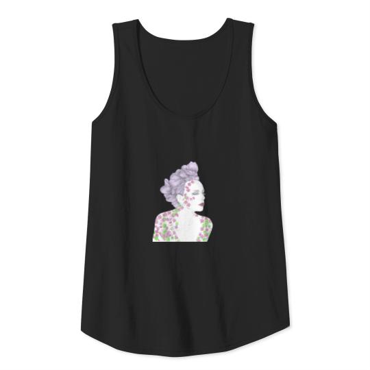 Discover The Girl With The Flower Tattoo Tank Top