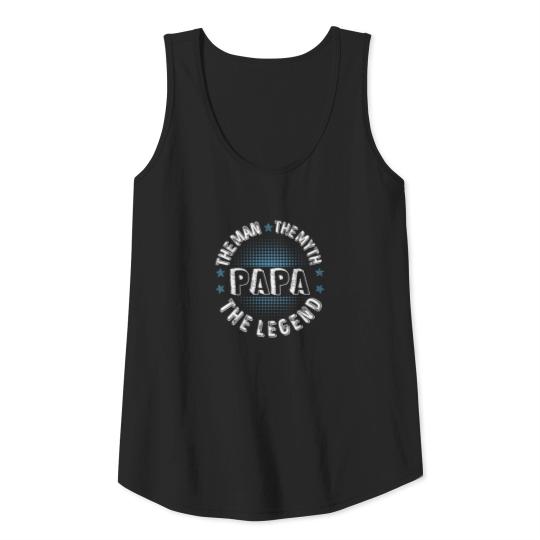 PAPA - The Man, The Legend I Father's Day Gift Tank Top