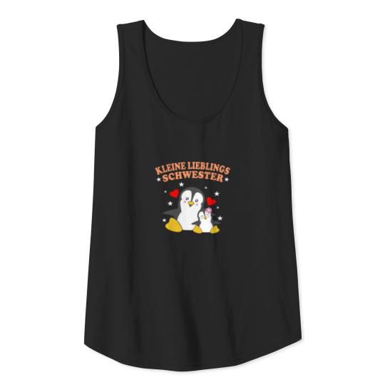Little Favourite Sister Penguins Sister Love Tank Top