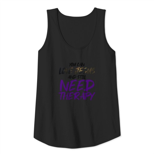 Discover Jesus and Therapy Tank Top