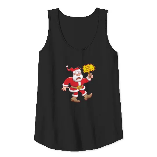 Santa's shocked, tons of new friends on the web! Tank Top