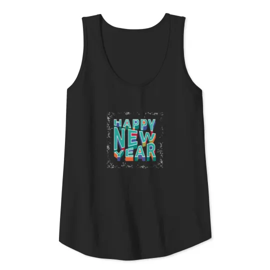 New Year's Eve, New Year's Day, Happy New Year, Ha Tank Top