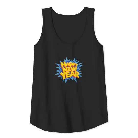New Year's Eve celebration gift, happy new year Tank Top