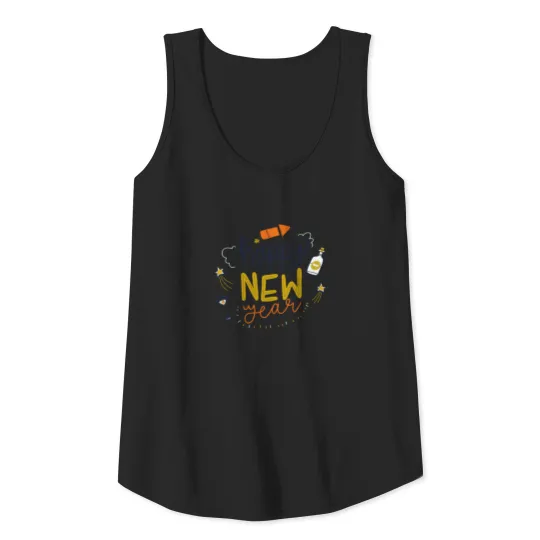 New Year's Eve, Happy New Year, New Year's Eve Hap Tank Top