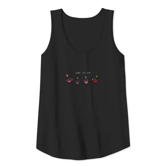 New Year's Eve Gift, Happy New Year Tank Top