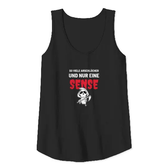 Sarcasm Grim Reaper Tank Top