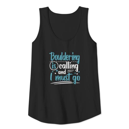 Best Cool Bouldering Enthusiasts Surprise Gifts Tank Top