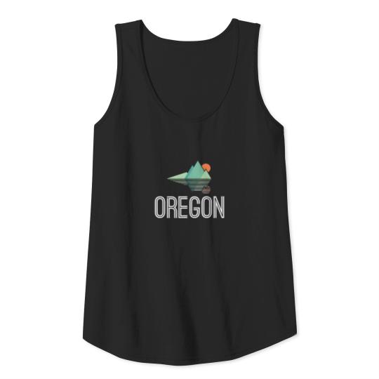 Oregon Mountain Forest Pacific Northwest Cool Gift Tank Top