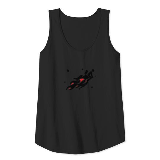 Toilet Rocket Man - Spicy Food - Science Tank Top