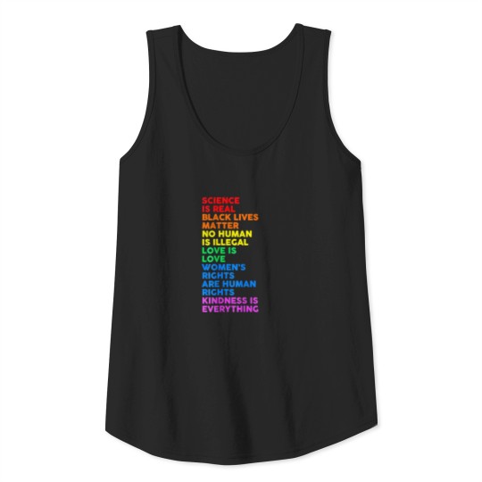 Black Lives Matter Science Is Real Tank Top