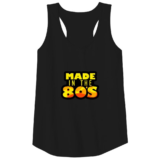 Made in the 80s Text Design Tank Top