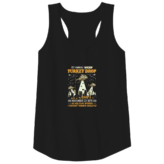 1st Annual WKRP Turkey Drop November 22 1978 Tank Top