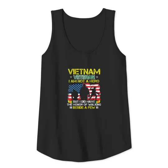 Vietnam Veteran Long Sleeve Shirt Proud Vietnam Wa Tank Top