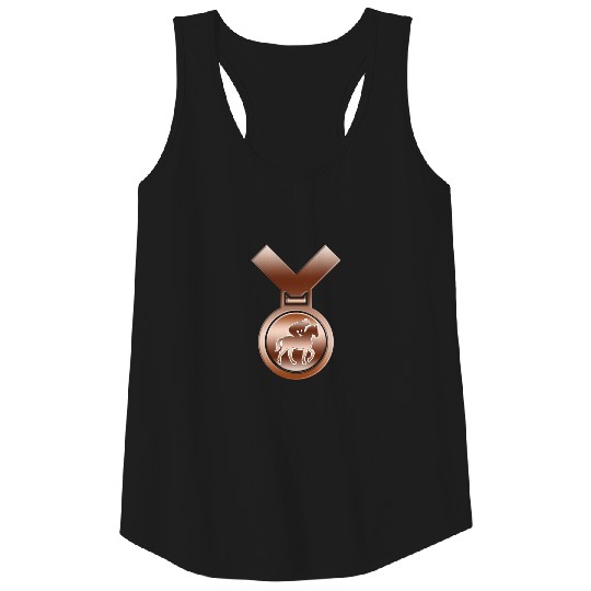 Bronze medal Horse Rider Tank Top