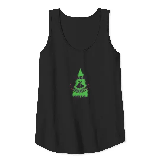 Jingle Bells Christmas Tree Bells Tank Top