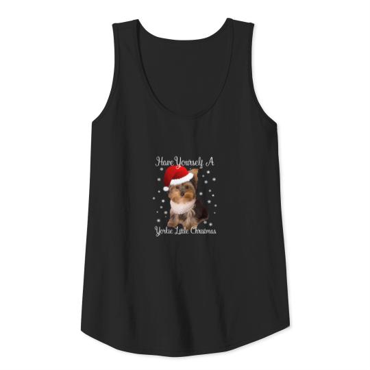 Have Yourself A Yorkie Little Christmas Tank Top
