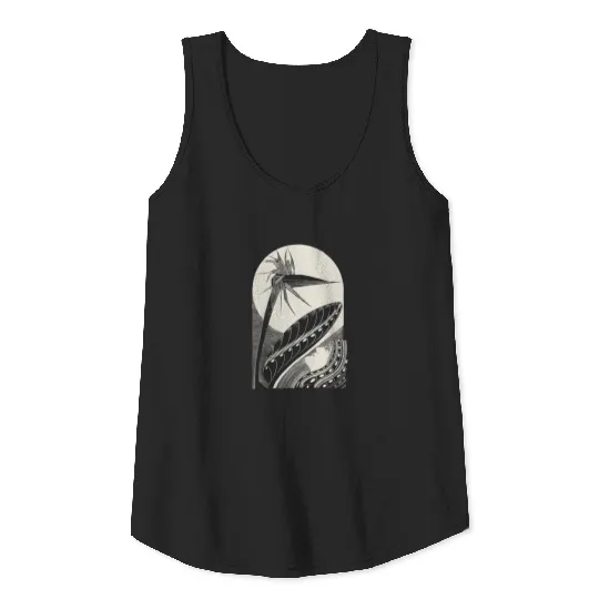 Strelitzia Exotic Plants Bird Of Paradise Flower B Tank Top