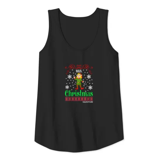 Mr. & Mrs. Christmas // Mrs. // partner shirt #1 Tank Top