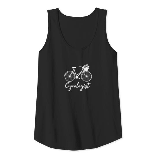 Discover Cycologist Tshirt Women Gifts for Bicycle Riders Tank Top