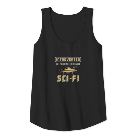 Science Fiction Day Alien Space Science Nerds Gift Tank Top