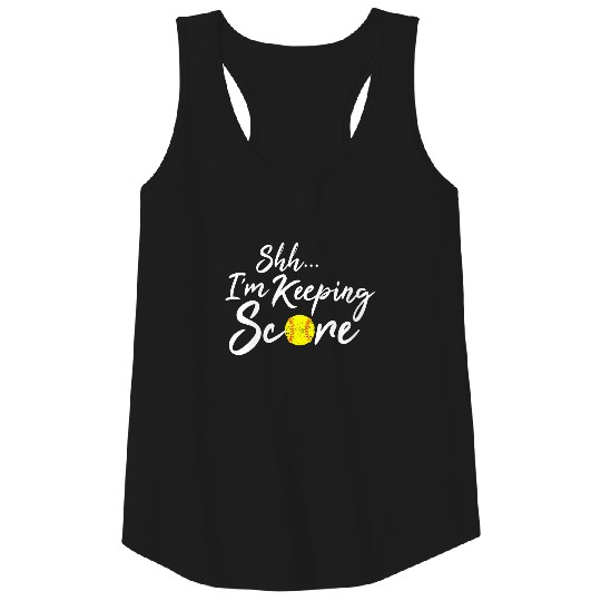 Scorekeeper Softball Team Scorebook Keeper Gift Te Tank Top