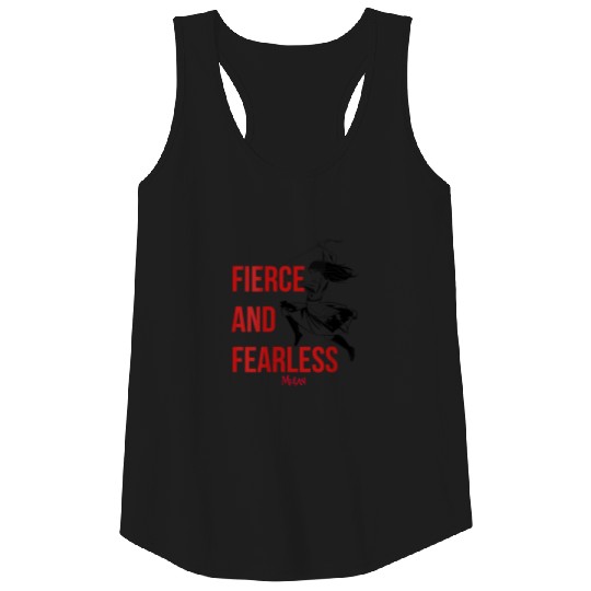 Disney Mulan Live Action Fierce And Fearless Actio Tank Top