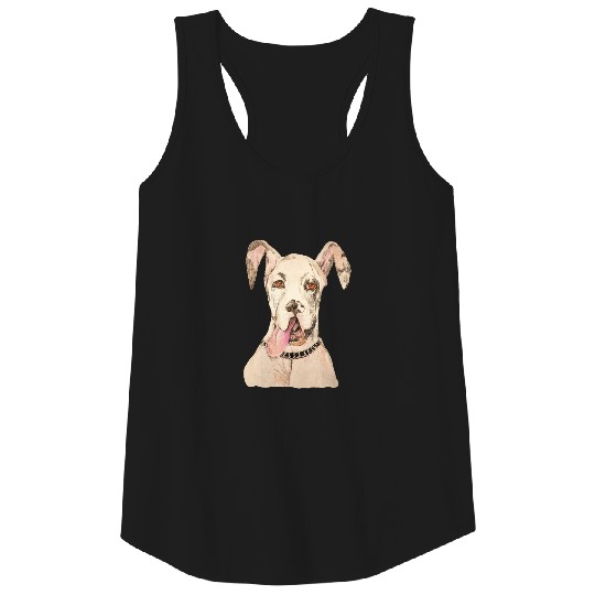 Great Dane Licker Working Overtime Tank Top