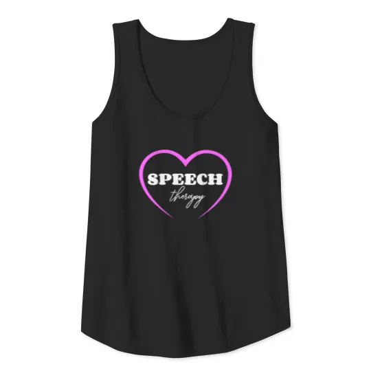 Speech Therapy Long Sleeve Shirt Gift For Women Wi Tank Top