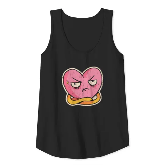 Disgusted Heart Anti-Valentine Tank Top
