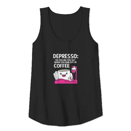 Mental Health Depresso Coffee Depression Tank Top