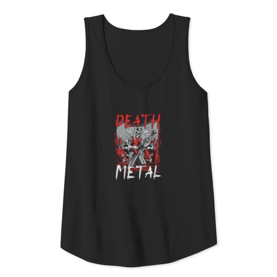 Death Metal, Trah Metal, Rock, Music Tank Top