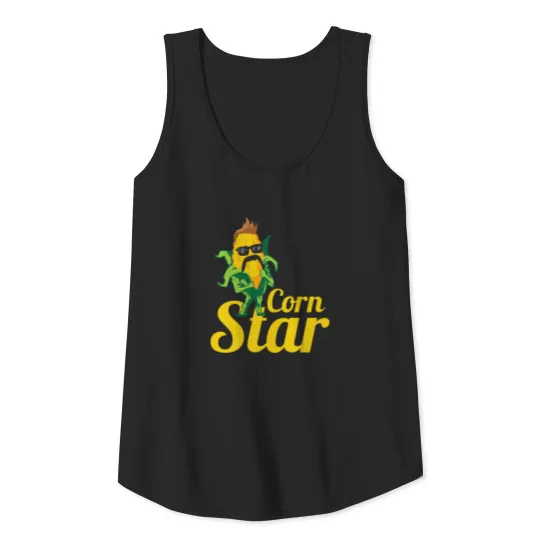Funny Corn Star Gift For A Maize Farmer Tank Top
