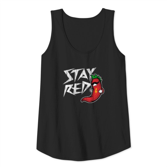 Funny Stay Red Mexican Pun Tank Top