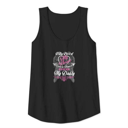 Daddy Memorial Day My Guardian Angel Is Dad In Hea Tank Top