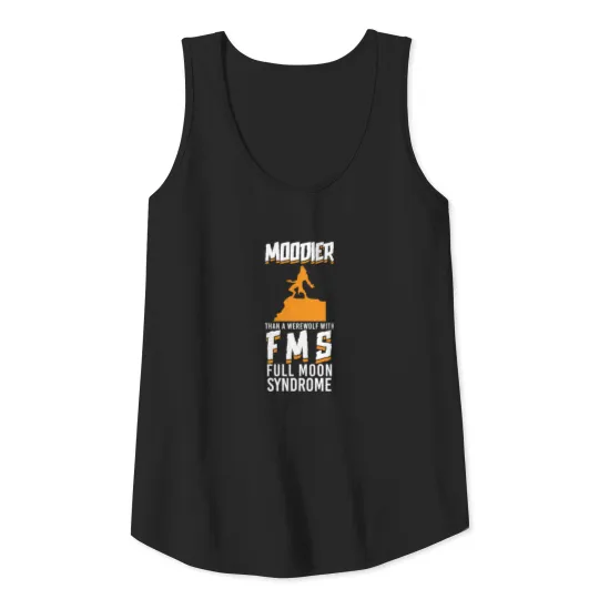 Werewolf halloween moon Tank Top